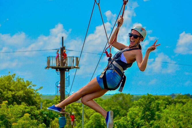 Zip Line or Canopy Zip Line Tours from Punta Cana - The safety system is a real part of the experience