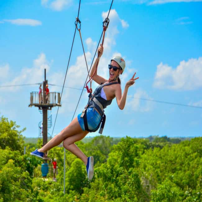 Zip Line Playa Esmeralda With Redonda Mountain - Dominican lunch in the middle of the day