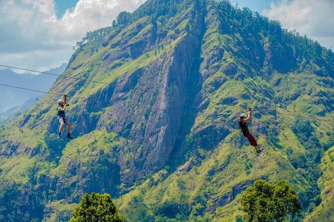 Zip Lining Experience in Ella - What the 80 kmph ride feels like