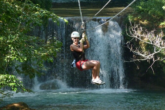 Zip-lining/Horseback Rides/Cat & Atv Inclusive Act with Transpo From Montego Bay - Ziplining adds height and speed