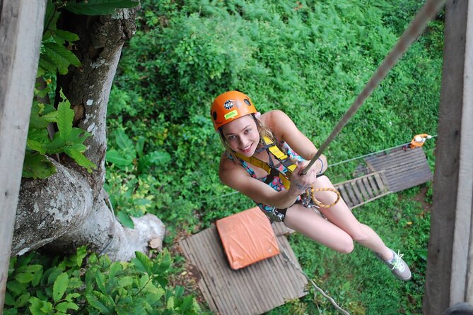 Zipline Adventure at Skyline Jungle Luge Chiang Mai - Flying above the Doi Saket forest