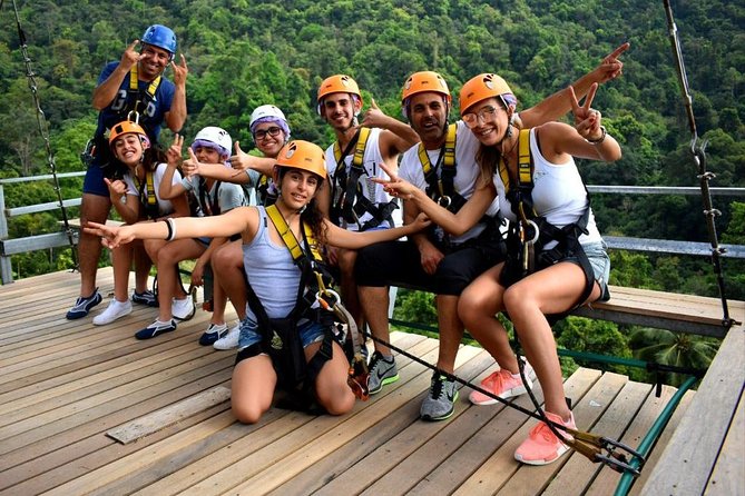 Zipline Adventure in KohSamui 10 Cables with Mountain & Sea Views - What the ride itself feels like