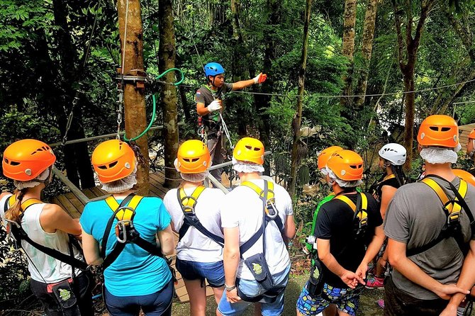 Zipline Adventure in KohSamui 10 Cables with Mountain & Sea Views - Group size and waiting time