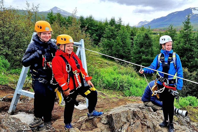 Zipline Adventure Through Glerárgil River Canyon in Akureyri Town - The first forest path into Glerárgil