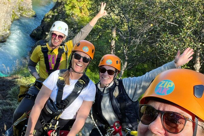 Zipline Adventure Through Glerárgil River Canyon in Akureyri Town - Getting fitted and learning the basics