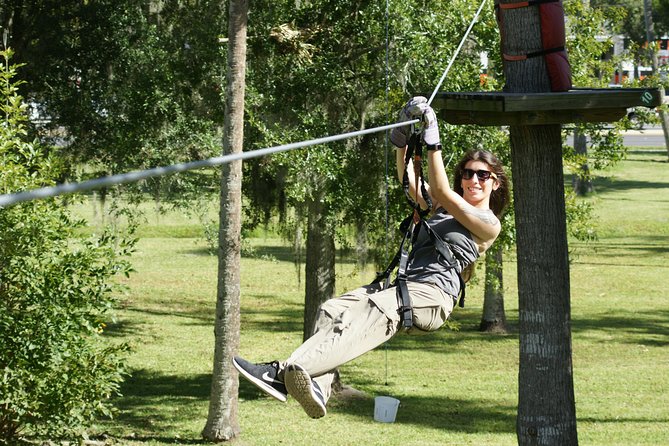 Zipline Adventure through Tuscawilla Park - Course 1: Ten Obstacles at Up to 30 Feet