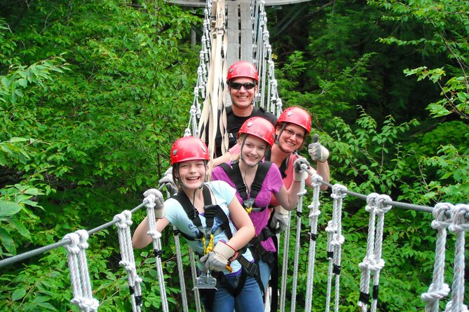 Zipline Canopy Tour- ArborTrek at Smugglers Notch Resort - Green Mountain Views Add More Than Scenery