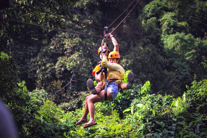 Zipline & Coffee with Waterfall Views in Koh Samui - A rainforest course with a big finish