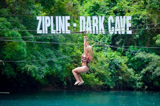 Zipline Dark cave & Paradise cave: Full-day Exploration - Two caves, two very different moods