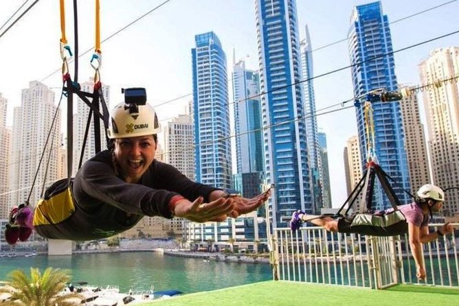 Zipline Experience in Dubai Marina with 1 Way optional Transfers - From your hotel to Dubai Marina Mall