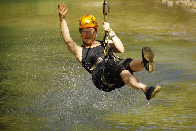 Zipline Experience over Cuale River - Flying above the Cuale River