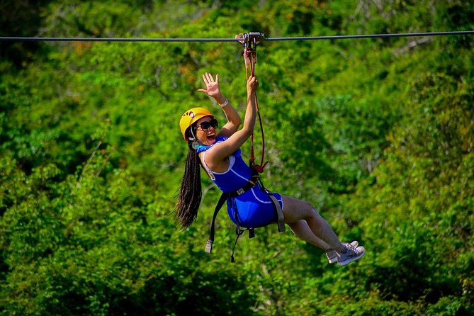Zipline Mega Splash at Bavaro Adventure Park - What to pack for a dry ride home