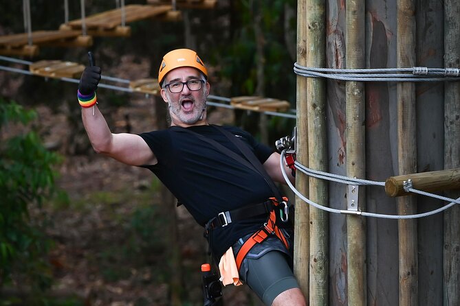 Zipline over the Heysen Trail & Through the Pines of Kuitpo - Climbing among the pines at Kuitpo Forest