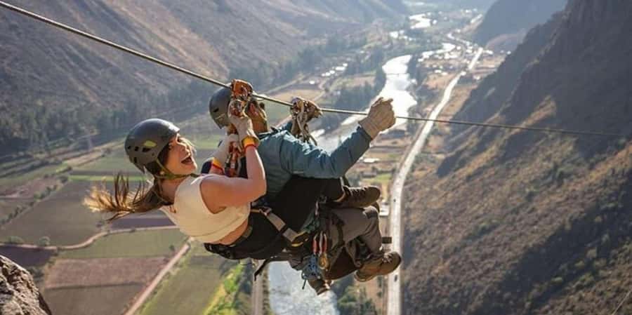 Zipline over the Sacred Valley Trip - Building confidence before the first launch