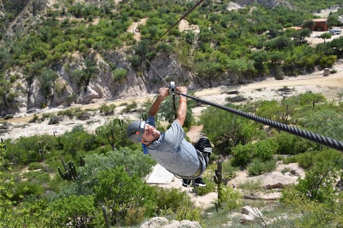 Zipline & Rappel Adventure in Cabo - Zipping through the canyons with a smoother brake