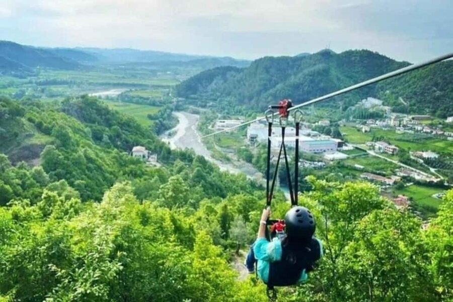 Zipline Tirana Adventure & Petrela Castle - With Transport - From Tirana to Petrela in about 30 minutes