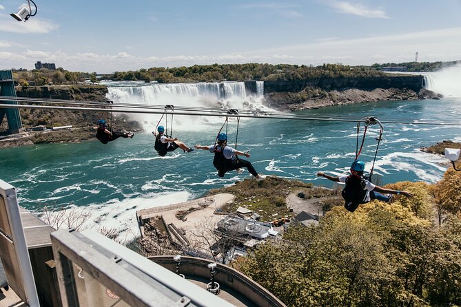 Zipline To The Falls in Niagara Falls, Canada - The open-air shuttle back to the top
