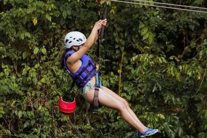 Zipline with Waterfalls and Lunch, Amber Cove and Taino Bay - The 35-minute climb to the waterfalls