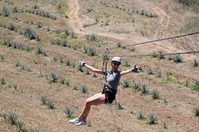 Ziplines and mezcal tasting - The Los Osuna distillery stop