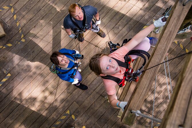 Ziplining and Climbing at The Adventure Park at Virginia Aquarium - What three and a half hours really feels like