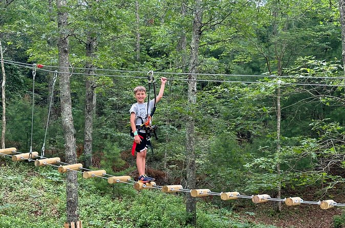 Ziplining and Climbing at The Adventure Park on Cape Cod - Weather can change the plan