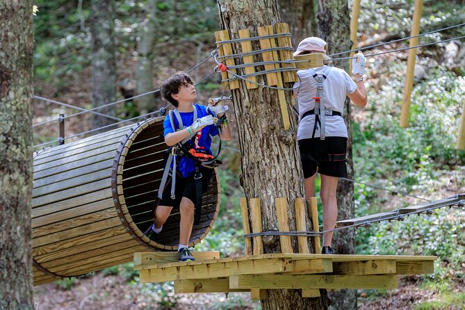 Ziplining and Climbing at The Adventure Park on Cape Cod - What your 2.5-hour session looks like