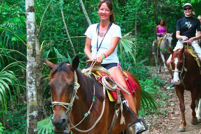 Ziplining and Horseback Riding Experience from Cancun and Playa del Carmen - Ziplines above the Yucatan canopy
