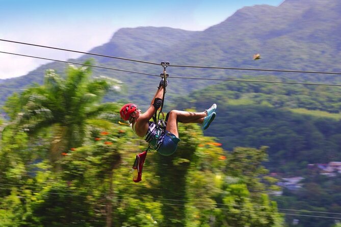 Ziplining at the Rainforest in Puerto Rico - Weather can change the plan