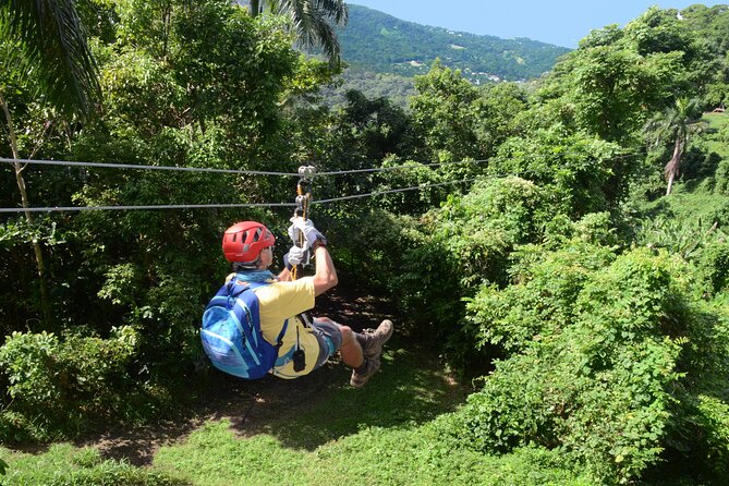 Ziplining at the Rainforest in Puerto Rico - A short route with more than one kind of adventure